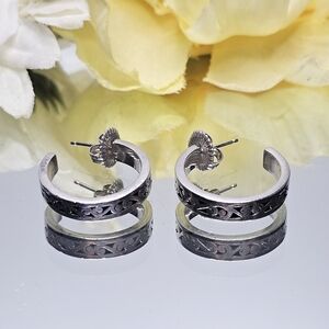 Lois Hill Sterling Hoops